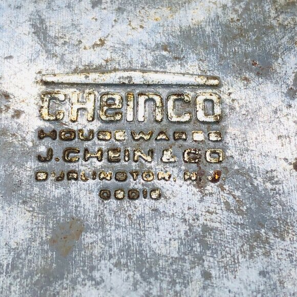 Vintage CHEINCO Homestead All Natural Cookies Tin Jar: 70s Kitchen Decor - Picture 8 of 12